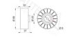 AUTEX 641684 Tensioner Pulley, v-ribbed belt